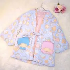 美品　キキララ　サンリオ　リトルツインスターズ　半纏　はんてん　Mサイズ
