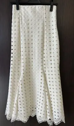 【美品】CELFORD セルフォード　レースフレア　マーメイド　スカート 36