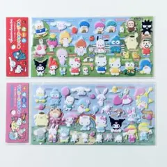 【正規品】サンリオ　キャラクターずかんシール　2点セット
