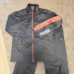 【美品】PUMA レディース ジャージ L 上下 グレー/ピンク