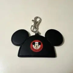 ディズニー フロンティアウッドクラフト ミッキー イヤーハット キーホルダー