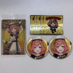 にじさんじ 缶バッジビスケット ウエハース マンチョコ 本間ひまわり まとめ売り