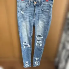 AMERICAN EAGLE スキニージーンズ ダメージ加工