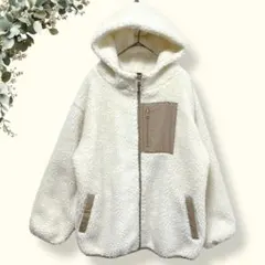 CRYX クリックス【F】ボアジャケット/ブルゾン/ジャンパー/アウター/白