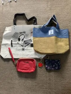 アーバンリサーチ他　レディースバッグ新品未使用品　ノベルティ5点セット