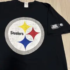 NFL steelers BUD LIGHT Tシャツ メンズL ブラック 送込のサムネイル