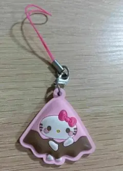 ハローキティ チョコレートケーキ型キーホルダー