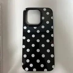 iPhone15Pro ドット柄ケース