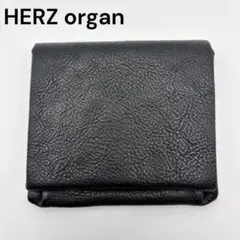 HERZ organ 小型財布（GS-54-H）2つ折り レザーコインケース 黒のサムネイル