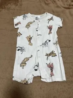 H&M 動物柄ロンパース
