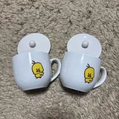 チキンラーメン ひよこちゃん マグカップ 蓋付き 2個セット