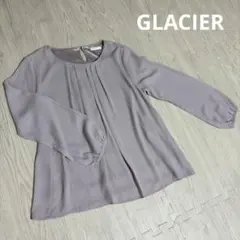GLACIER ビジュー付きブラウス 長袖