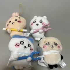 ちいかわ 討伐マスコット② ハチワレ うさぎ ラッコ 全4種 まとめ売り