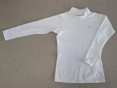 TIGORA コンプレッションインナー ハイネック長袖 裏起毛 140 ホワイト