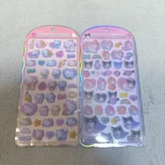 【正規品】サンリオ　ハローキティ　マイメロ　コットンパフィーシール　2点セット