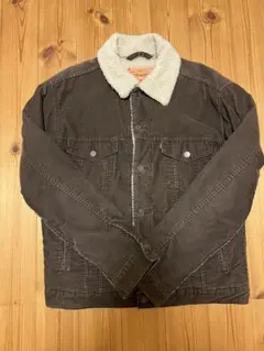 海*☺様 Levi's ボア襟付きデニムジャケット ダークブラウン