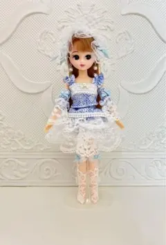 リカちゃん 花柄レースワンピースセットアップ6点セット