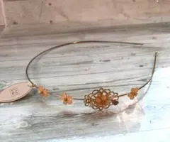 花モチーフ カチューシャ