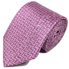 マイケルコース MICHAEL KORS ネクタイ ジグザグパターン パープル
