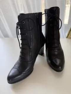 ベネビス BENEBIS レースアップショートブーツ 24cm3E ブラック美品のサムネイル