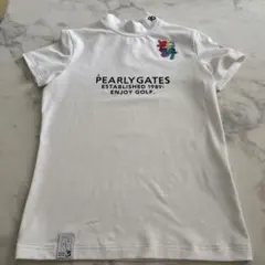 PEARLY GATES ホワイト ハイネックシャツ