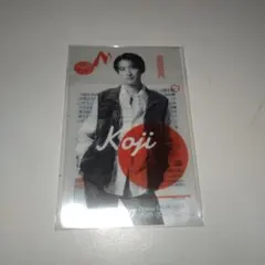 SnowMan 向井康二　クリアステッカー　ON