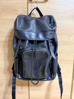 COACH レザー バックパック ブラック
