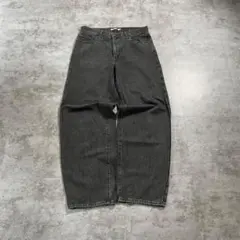 W38 L30】 usa levi's 先染ブラック リーバイス 569 - メルカリ