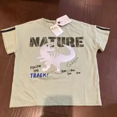 新品 120サイズ 恐竜プリント Tシャツ 120cm 綿100%
