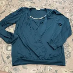 SOUP ダークグリーン 長袖トップス