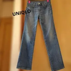 UNIQLOストレートジーンズ 青④