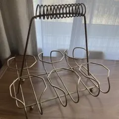 ヴィンテージ ミッドセンチュリー モダン ドリンクグラスキャリアのサムネイル