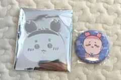 カニちゃん　古本屋　缶バッジ　ステッカーミラー　ちいかわ