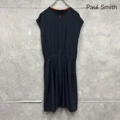 Paul smith シンプル◎ レーヨンワンピース　日本製 N2607のサムネイル