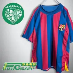 古着 サッカー ユニフォーム バルセロナ ストライプ メッシ ＃19