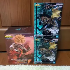 僕のヒーローアカデミア 緑谷出久 爆豪勝己 フィギュア 3体セット