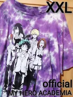 僕のヒーローアカデミア　XXLサイズ　両プリントTシャツ　official