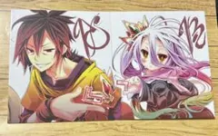 劇場版ノーゲーム・ノーライフ　入場特典色紙　空&白