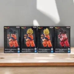 ドラゴンボール SPIRITFLICKS 01 孫悟空 フィギュア 全4種セット