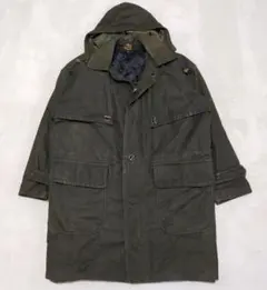 80S 90S　イタリア製　ユーロヴィンテージ　48　オールレザー　モッズコート