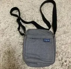 MICHEL KLEIN ブルーグレー ショルダーバッグ　斜め掛け