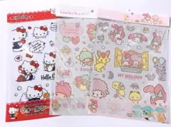 サンリオ ウォールシート ハローキティ・リトルツインスターズ・マイメロディ