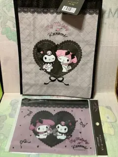 マイメロディ　クロミ　トートバッグ　ファスナーケース　セット　サンリオ