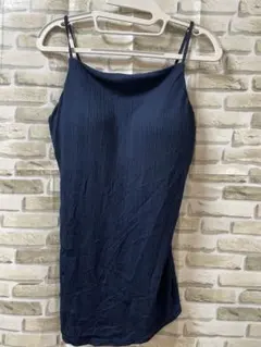 ユニクロ シームレスブラキャミソール Mame Kurogouchi ネイビー