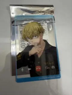 東京リベンジャーズ　アンリベ　ビデオ通話風カード　松野千冬　クリアカード　マルイ