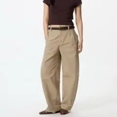 ユニクロ　ジャージーバレルレッグパンツ　M