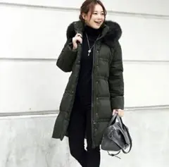 美品 Deuxieme Classe チャイニーズラクーンファー付きダウンコート