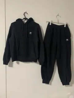 アディダスオリジナルス セットアップ スウェット 上下セット ボア ブラック
