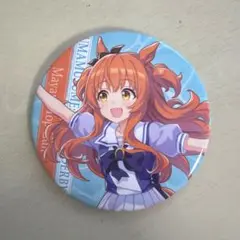 ウマ娘 缶バッチ　ファミリーマート ウマ娘 ファミリーマート シンボリクリスエス BIG缶バッジ 缶
