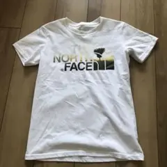 THE NORTH FACE ホワイト グラデーションロゴTシャツのサムネイル